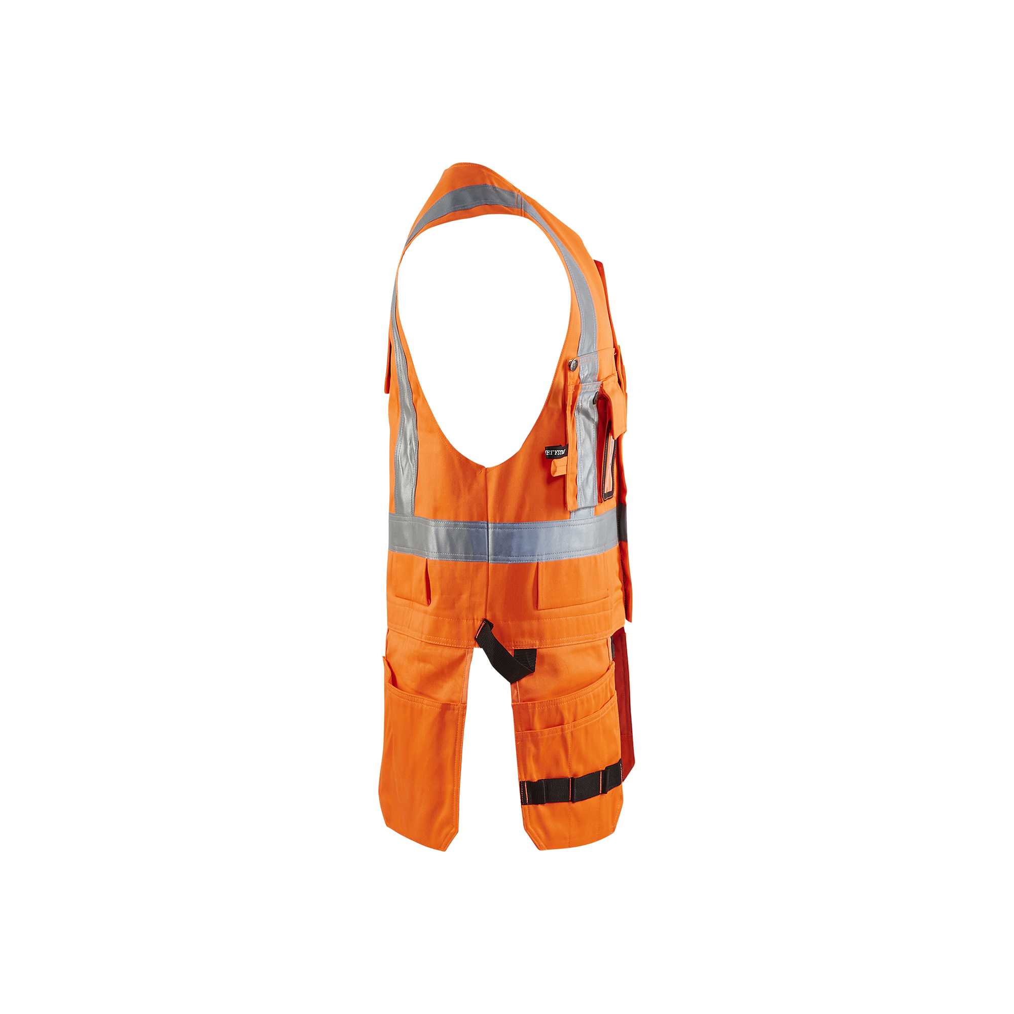 BLAKLADER 30271804 HI VIS TOOL VEST Hi Vis Reflective Tool Vest MEN - 85% Polyester